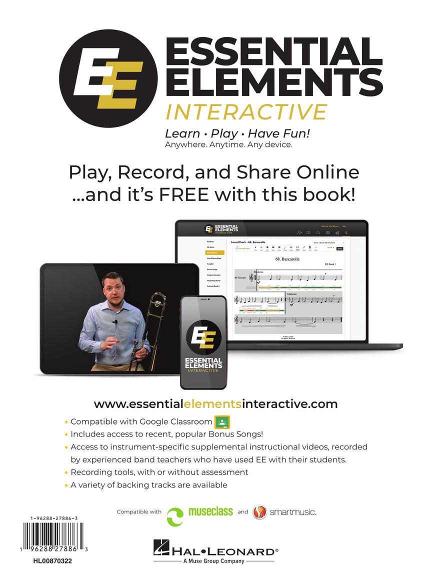 Essential Elements For Band Bass Clarinet Book 2 (Book/Olm) - New Edition Release 2025