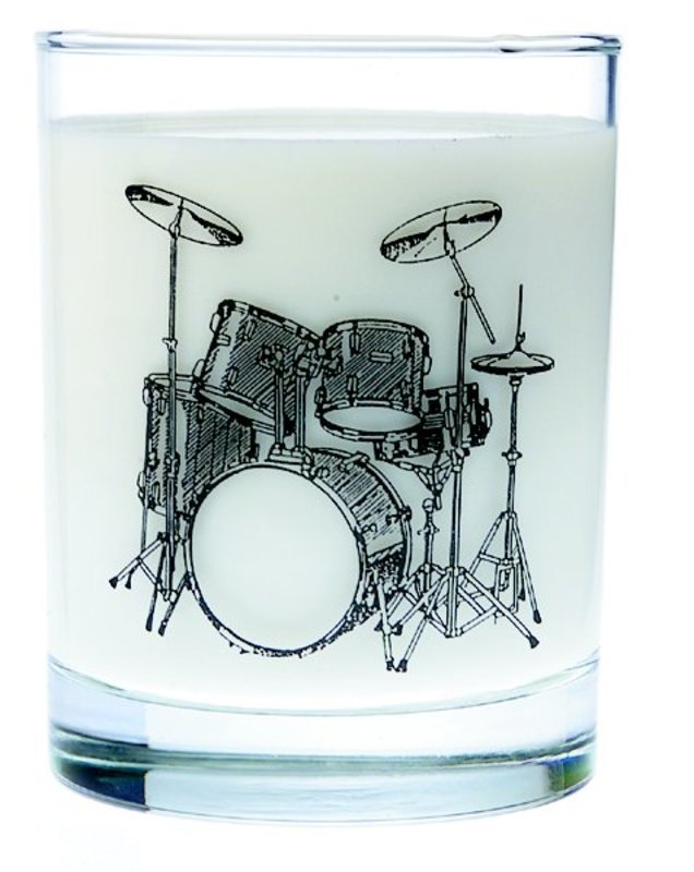 GLASS 5PC DRUM SET BLACK IMPRINT