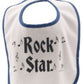 BABY BIB ROCK STAR BLUE