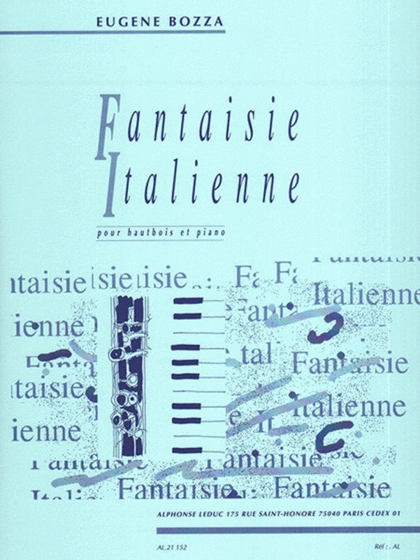 Bozza - Italian Fantasy For Oboe/Piano