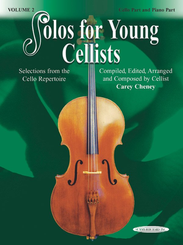 Solos For Young Cellists Vol 2 Cello/Piano - Alfred Music
