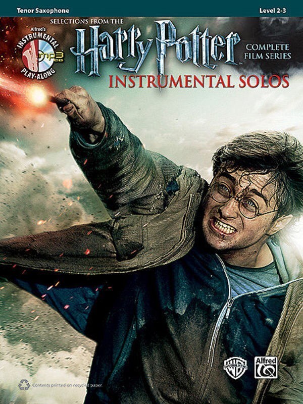 Harry Potter Instrumental Solos For Tenor Sax Bk/Cd