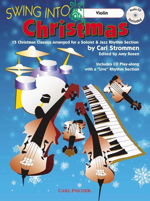 Swing Into Christmas Violin Bk/Cd