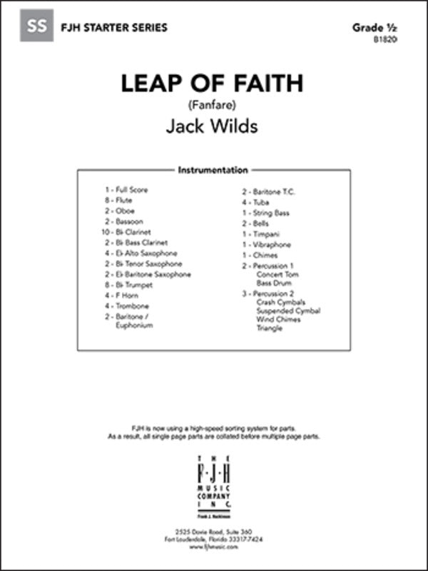Leap Of Faith (Fanfare) Cb0.5 Sc/Pts