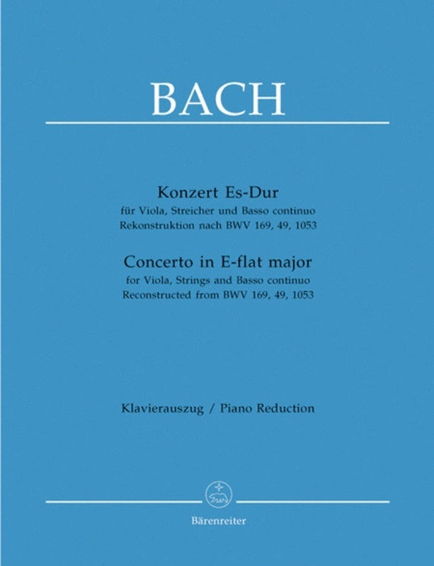 Concerto E Flat Vla/Pno