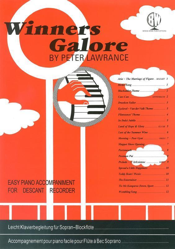 Winners Galore Descant Recorder - Piano Accompaniment