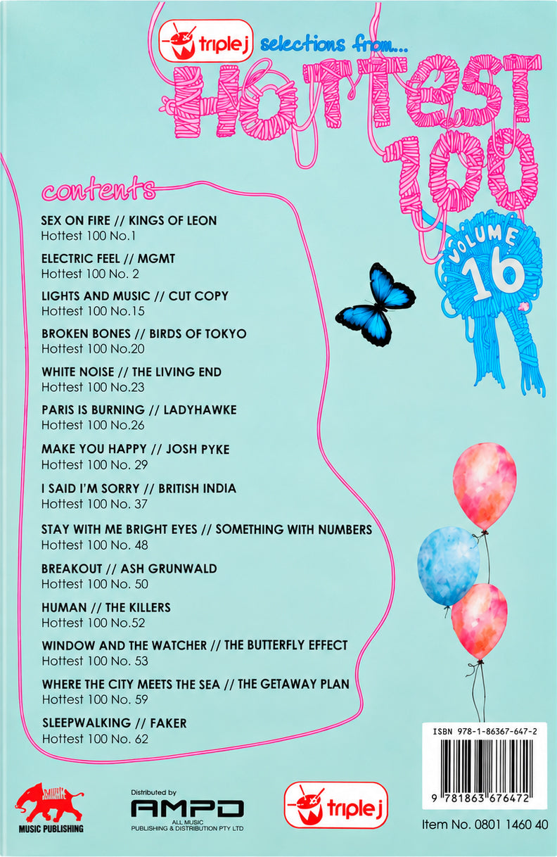 Triple J's Hottest 100 Volume 16: Piano/Vocal/Guitar Songbook