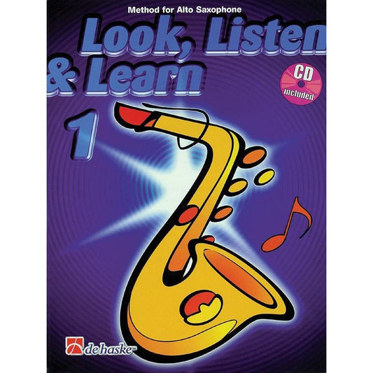 LOOK LISTEN & LEARN PART 1 ALTO SAX BK/CD - Music2u
