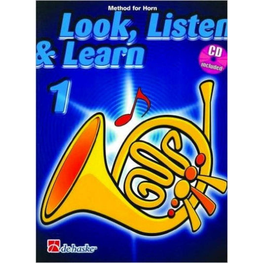 LOOK LISTEN & LEARN PART 1 HORN IN F BK/CD - Music2u