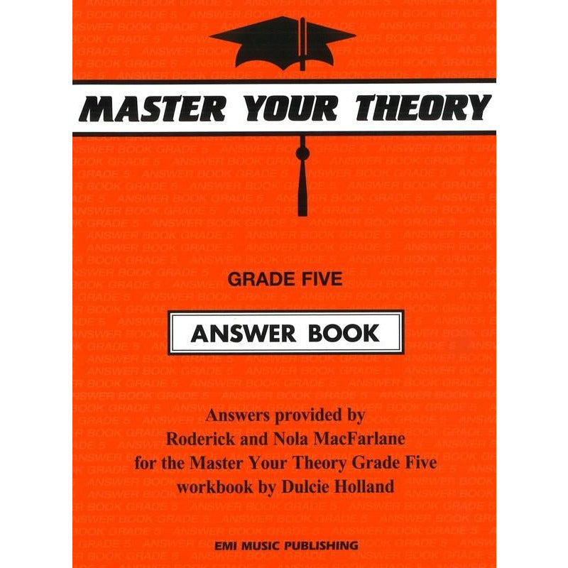 MASTER YOUR THEORY ANSWER BK 5 - Music2u