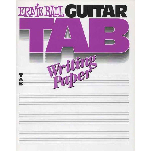 GUITAR TAB WRITING PAPER BOOK - Music2u