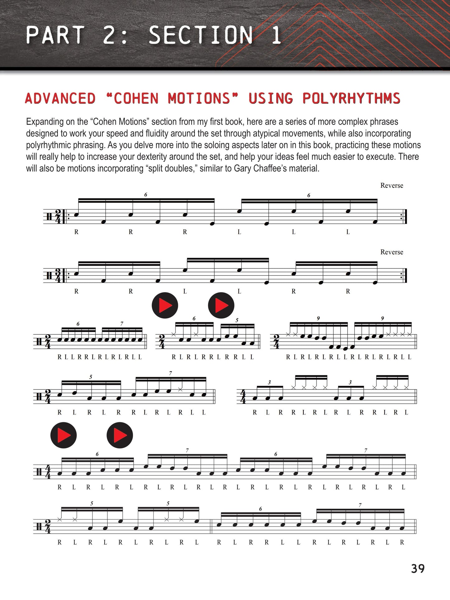 Extreme Polyrhythm, Coordination & Speed Techniques Book/Olm