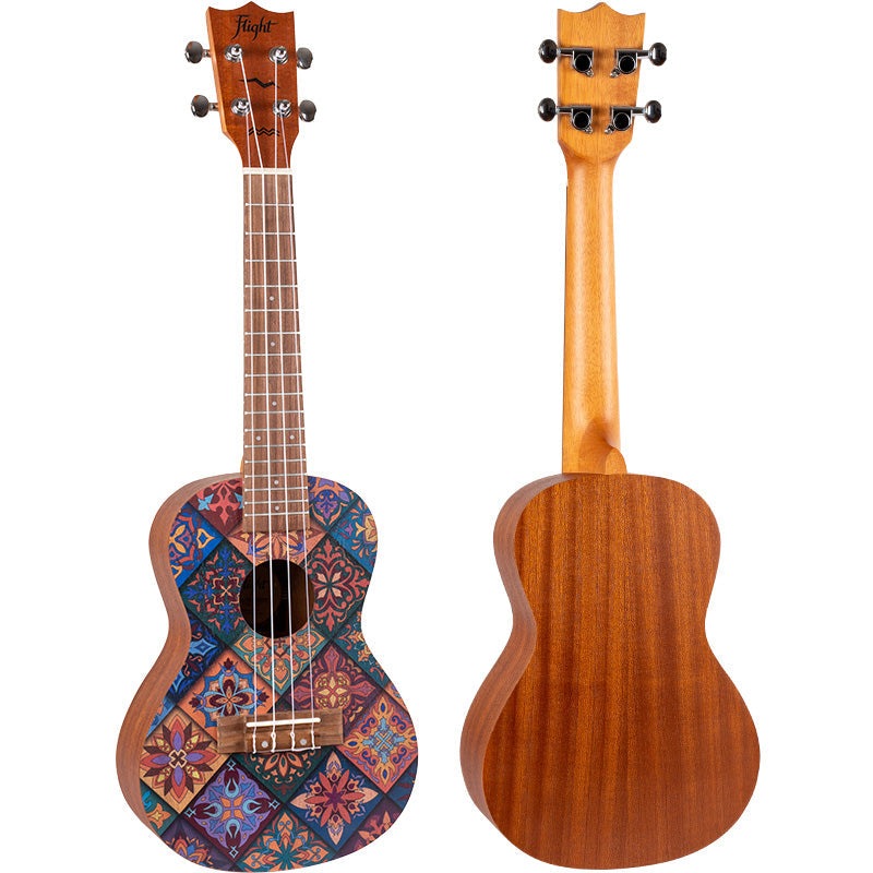 Flight Auc33 Fusion Concert Ukulele With Bag Musical Instruments & Accessories