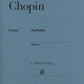 Frederic Chopin - Ballades Urtext Edition Book