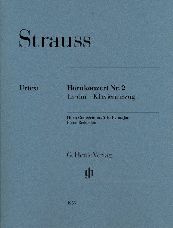Strauss - Concerto No 2 E Flat Major Horn/Piano - G. Henle Verlag