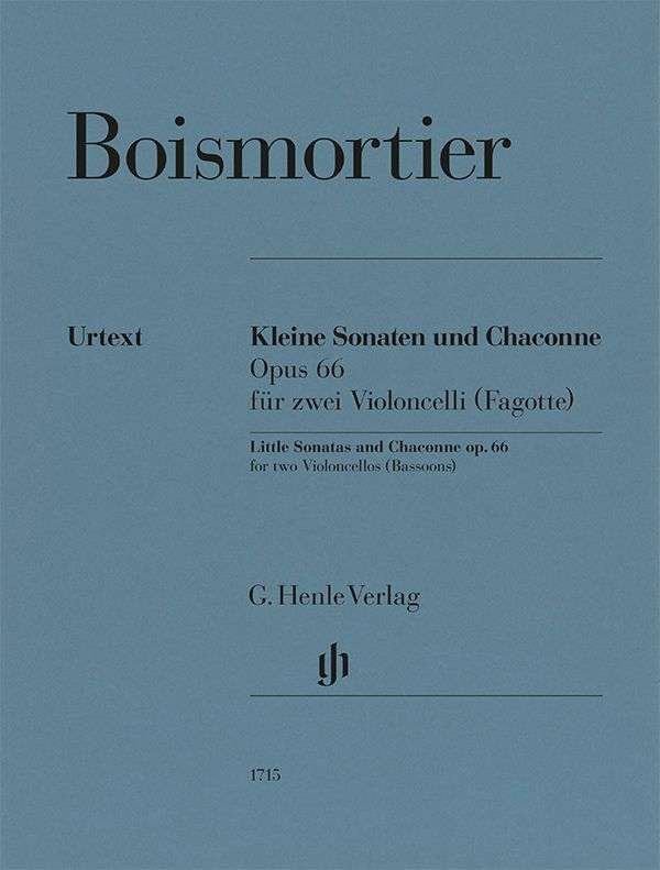 Boismortier - Little Sonatas And Chaconne Op 66 For 2 Cellos - G. Henle Verlag