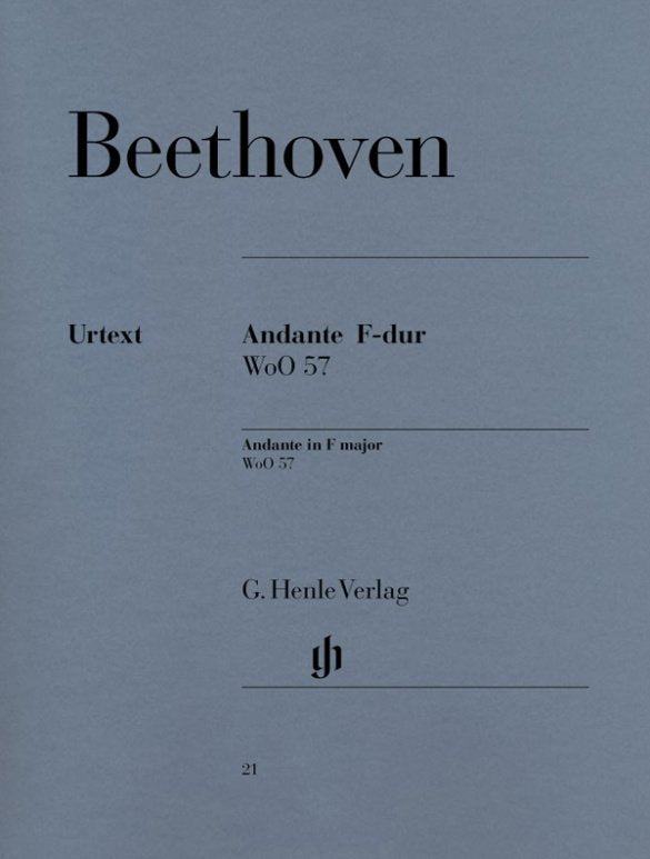 Beethoven - Andante F Major Woo 57 (Andante Favori) Piano - G. Henle Verlag