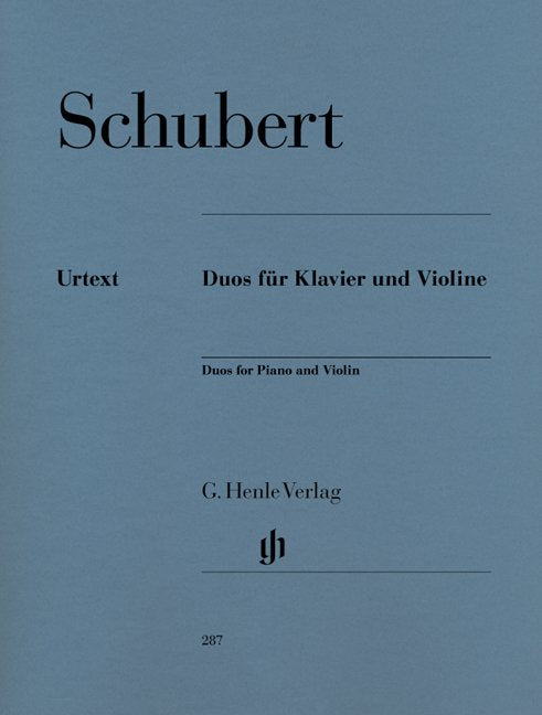 Schubert - Duos For Violin/Piano - G. Henle Verlag