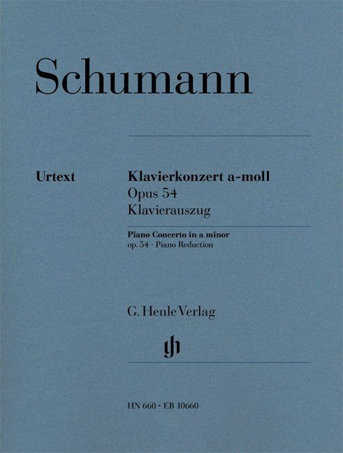 Schumann - Concerto A Minor Op 54 2P4H - G. Henle Verlag