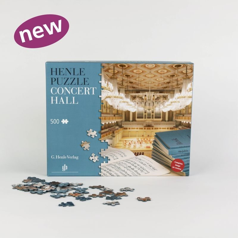 Henle Puzzle Concert Hall 500 Piece Jigsaw Puzzle - G. Henle Verlag