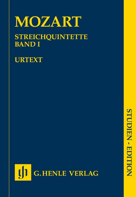 String Quintets Bk 1 Study Score - G. Henle Verlag