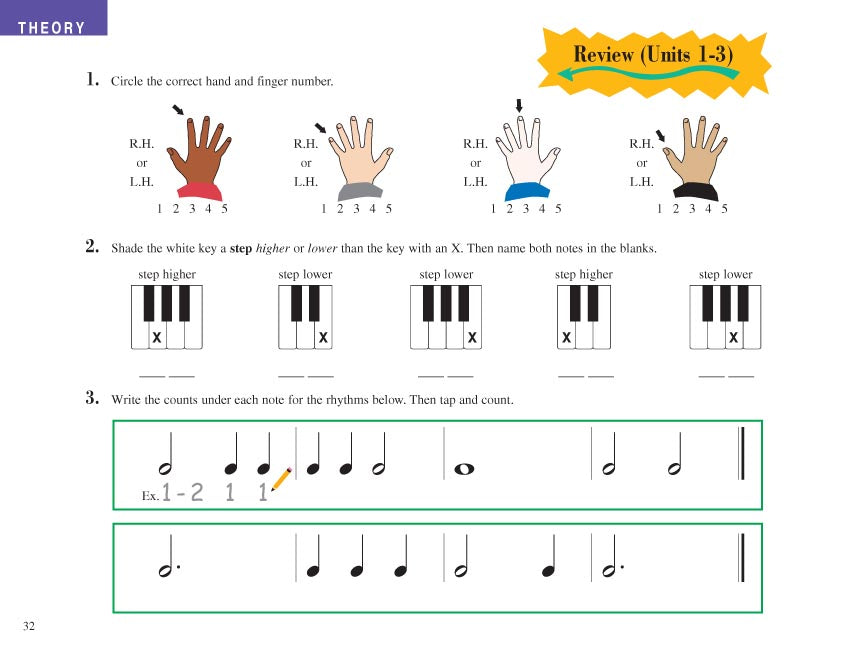 Piano Adventures: All In Two - Primer & Lesson Theory Book Keyboard