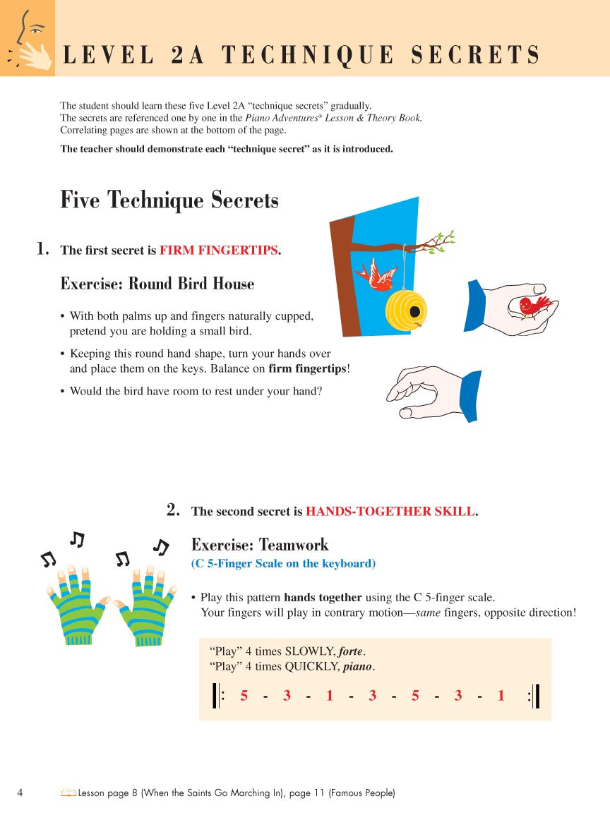 Piano Adventures: All In Two - Level 2A Technique & Performance Book Keyboard