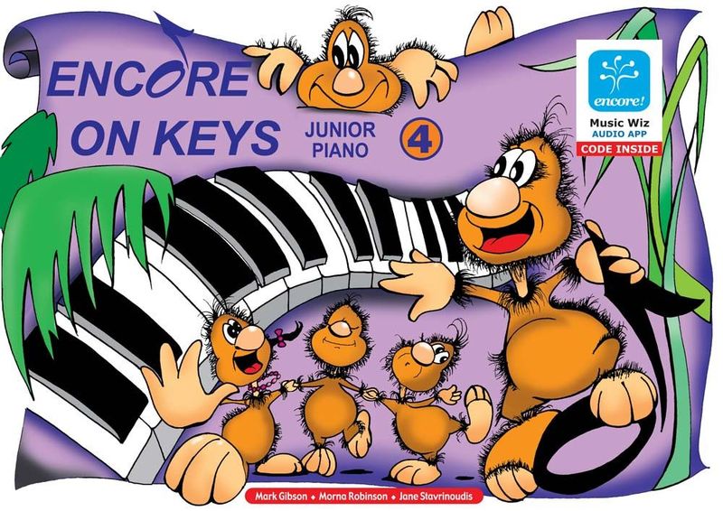 Encore On Keys - Junior Series Level 4 With Book/Audio/Flash Cards Piano & Keyboard