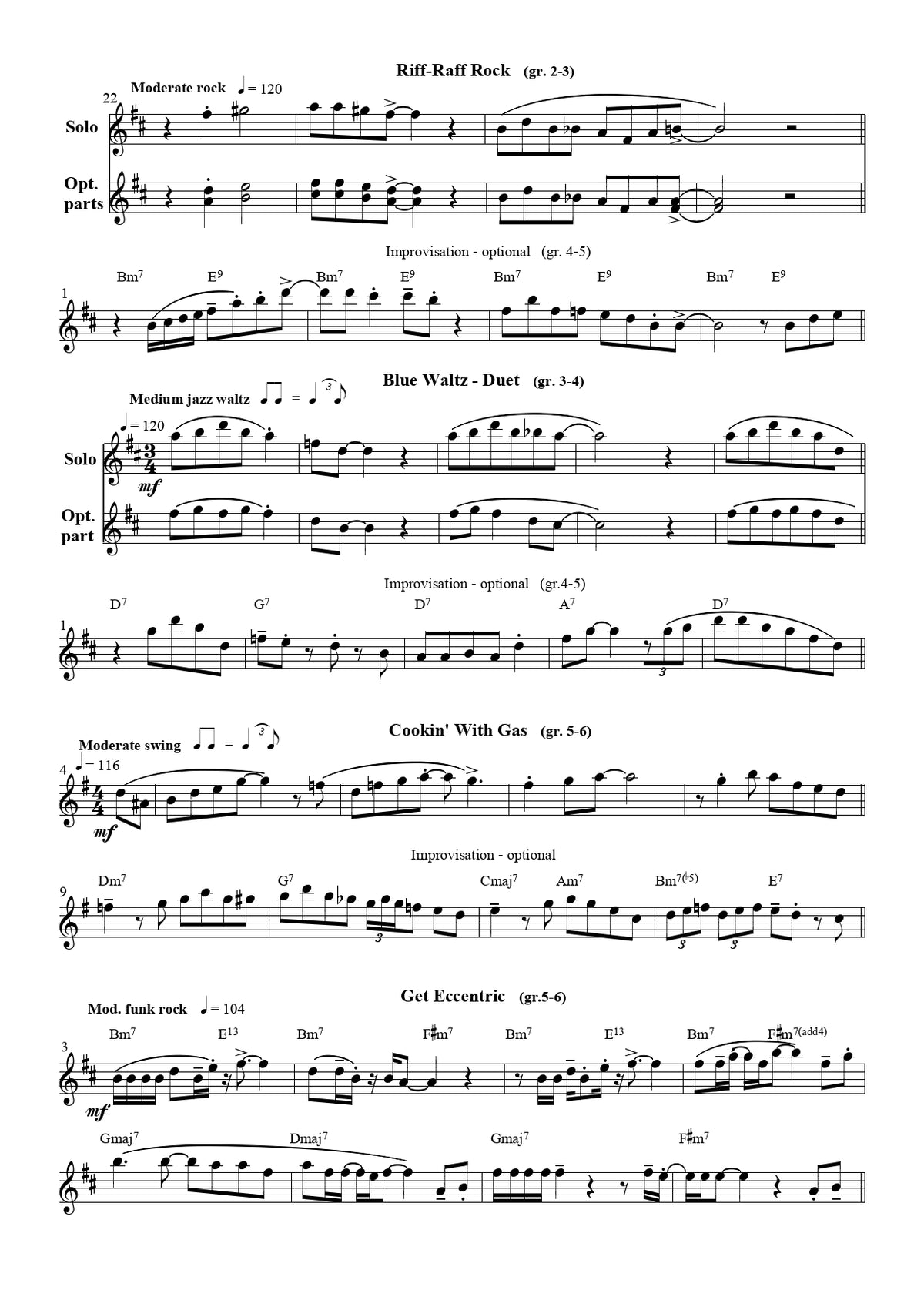Jazz Incorporated 第2册 - 长号与上低音号(含钢琴伴奏)