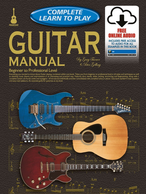 Progressive Complete Learn To Play Guitar Manual Book/Ola