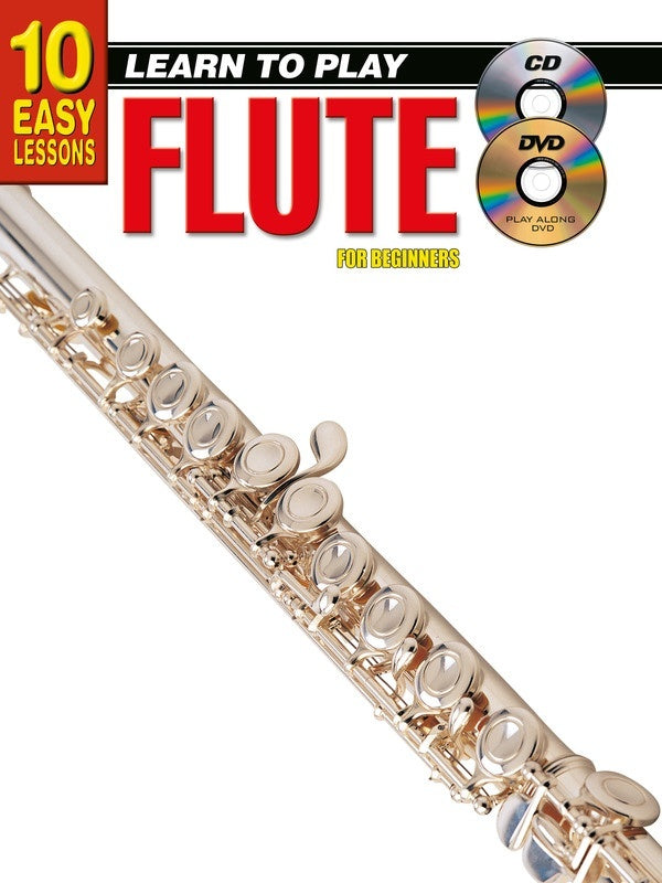 10 Easy Lessons Learn To Play Flute Book/Olm