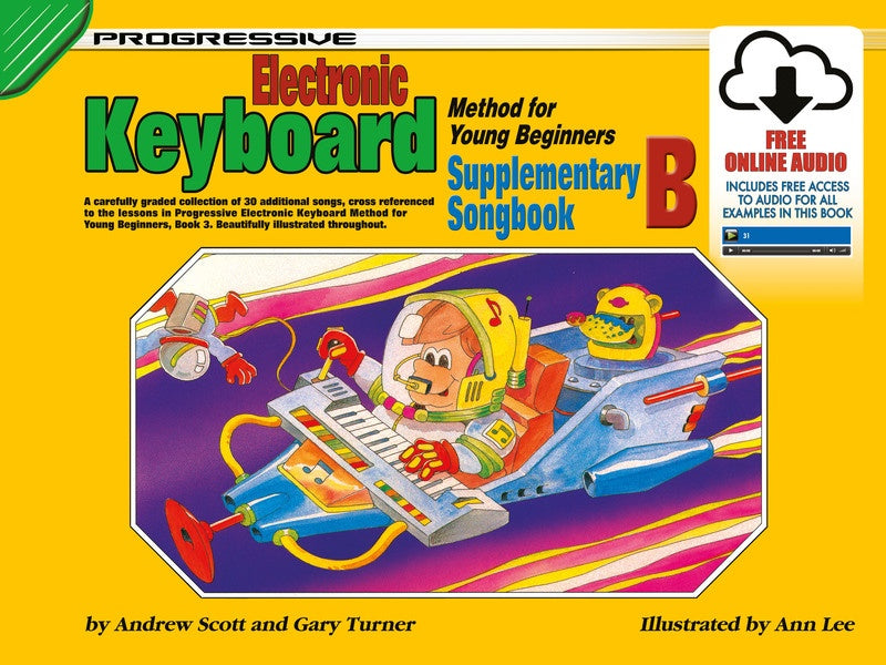 Progressive Electronic Keyboard Method - Young Beginners Book B