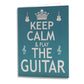 KEEP CALM AND PLAY THE GUITAR GREETING CARD