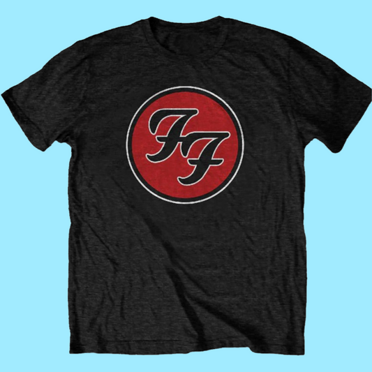 Foo Fighters FF Logo Shirt (Small - XXL) - 100% Cotton