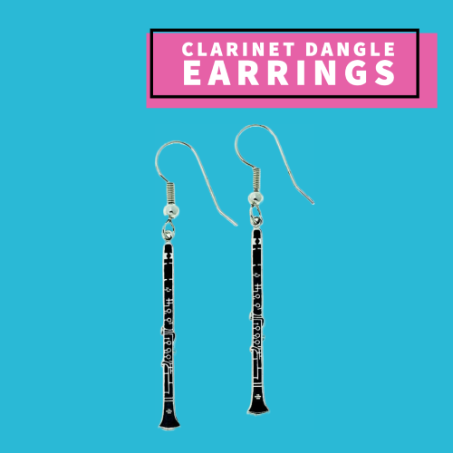 Clarinet Dangle Earrings Giftware