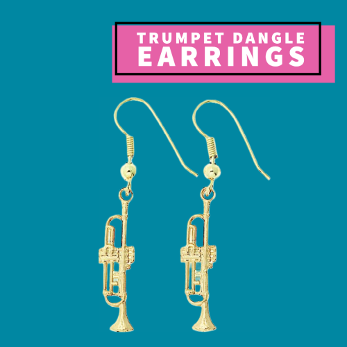 Trumpet Dangle Earrings Giftware