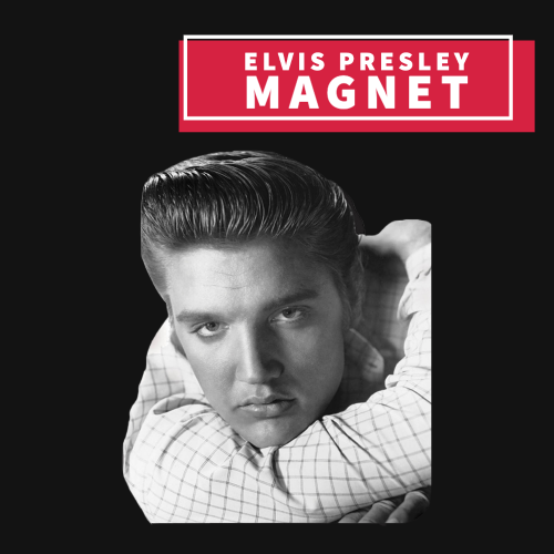 Elvis Presley Thickset Fridge Magnet Giftware
