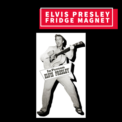 Elvis Presley Thickset Fridge Magnet Giftware
