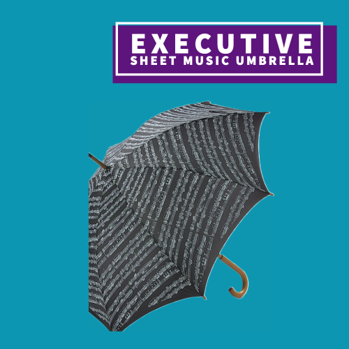 Executive Size Sheet Music Umbrella Giftware