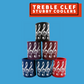 Treble Clef Stubby Cooler- Assorted Colours Giftware