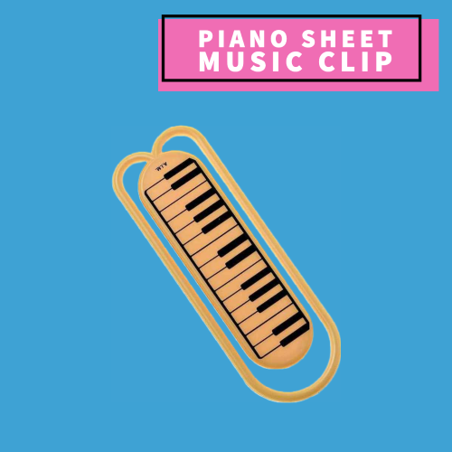 Giant Sheet Music Clip - Keyboard Design Giftware