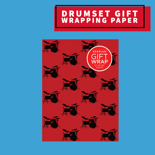Gift Wrap - Drumset Design Giftware