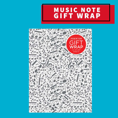 Gift Wrapping Paper - Music Notes Theme Giftware