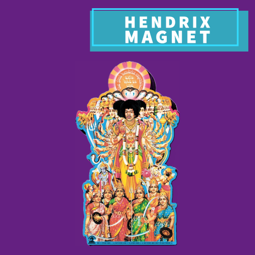 Hendrix Axis Bold As Love Thickset Magnet Giftware