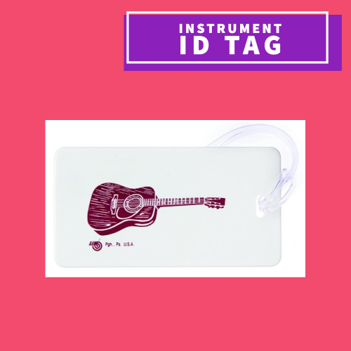 Instrument Id Tag - Acoustic Guitar Giftware
