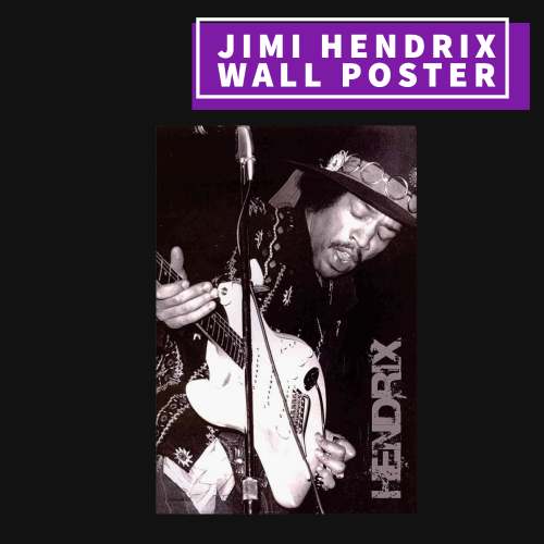 Jimi Hendrix Wall Poster Giftware