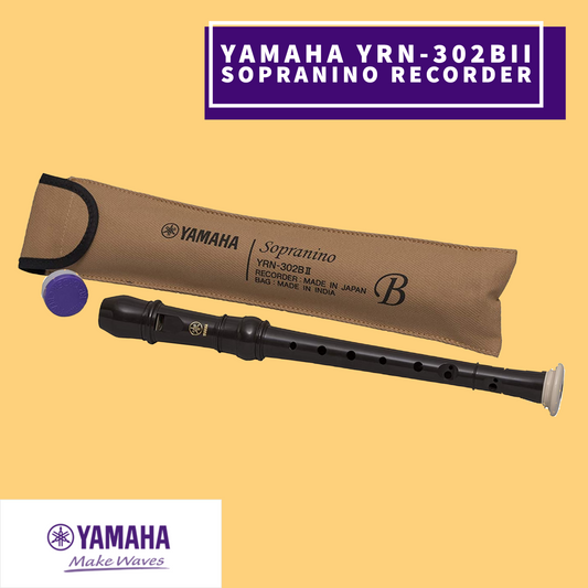 Yamaha Yrn-302Bii Sopranino 2 Piece Abs Resin Recorder (Key Of F) Musical Instruments & Accessories