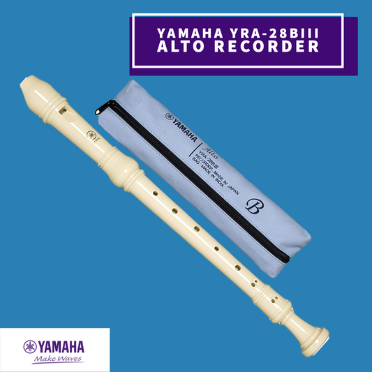 Yamaha YRA-28BIII Alto 3 Piece Abs Resin Recorder (Key of F)
