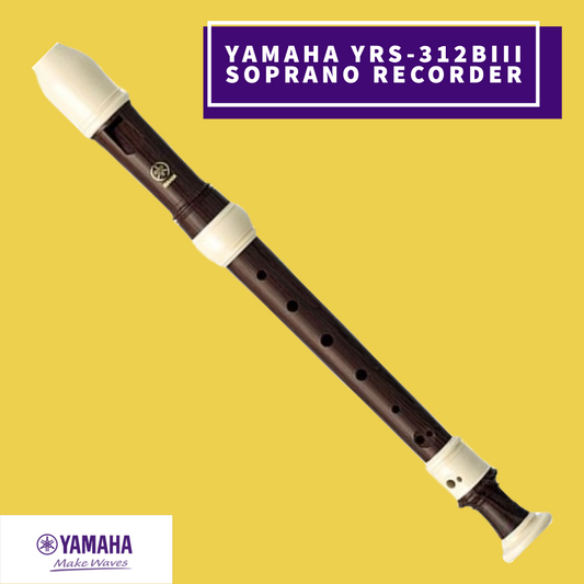 Yamaha Yrs-312Biii Soprano Simulated Rosewood Abs Resin Recorder (Key Of C) Musical Instruments &