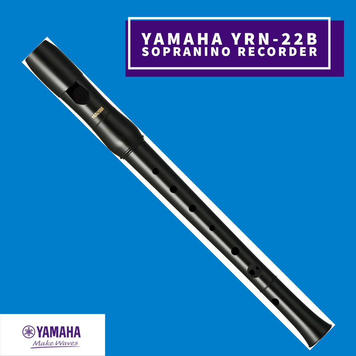 雅马哈 YRN-22B 高音哨笛,两段式 ABS 树脂材质(F 调)